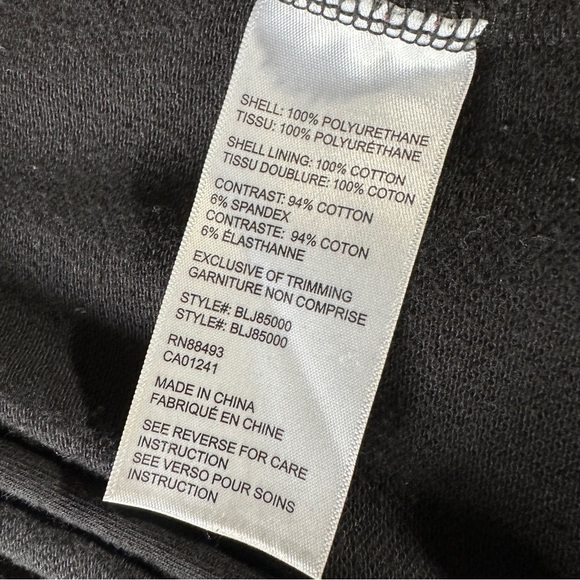 Blanc Noir Black Leather Moto Jacket - Athleisure Streetwear Chic - Size Small - Picture 10 of 15